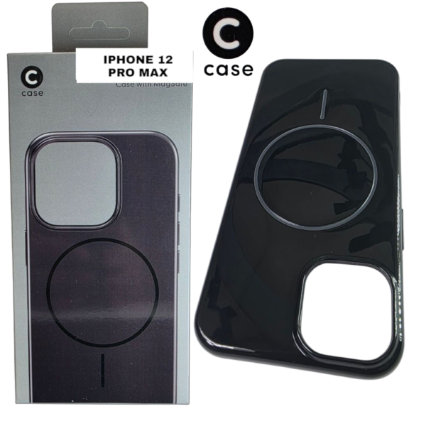 HARD PC MAGSAFE CASE ANTI DROP – FOR IPHONE 12 PRO MAX - Black