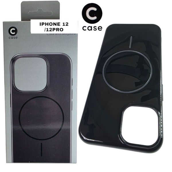 HARD PC MAGSAFE CASE ANTI DROP – FOR IPHONE 12/12 PRO - Black