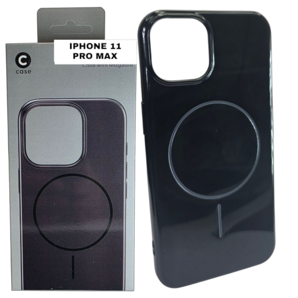 HARD PC MAGSAFE CASE ANTI DROP – FOR IPHONE 11 MAX – Black