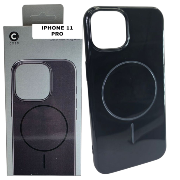 HARD PC MAGSAFE CASE ANTI DROP – FOR IPHONE 11 PRO – Black