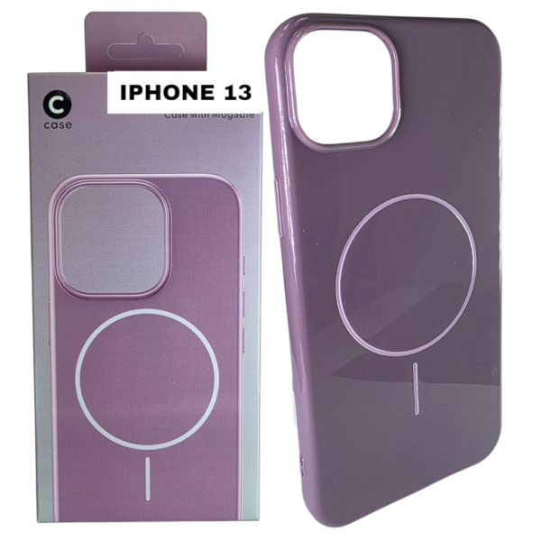 HARD PC MAGSAFE CASE ANTI DROP – FOR IPHONE 13 – Purple