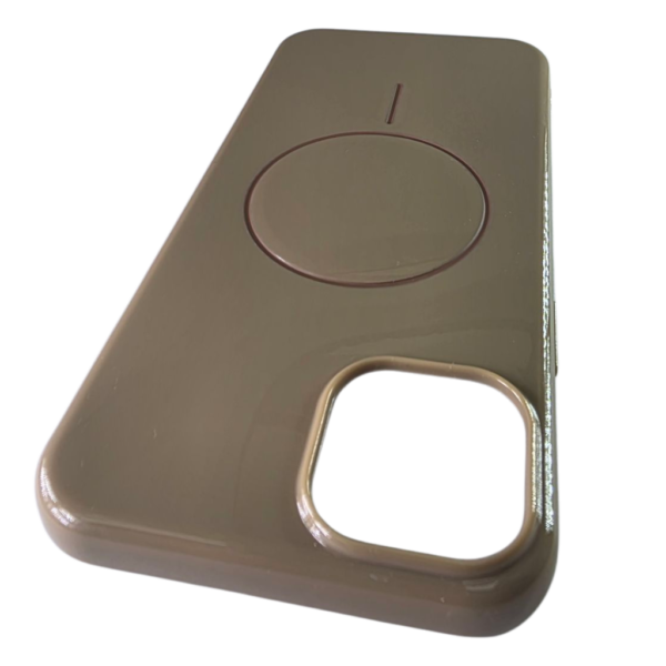 HARD PC MAGSAFE CASE ANTI DROP – FOR IPHONE 13 – Brown – Image 3