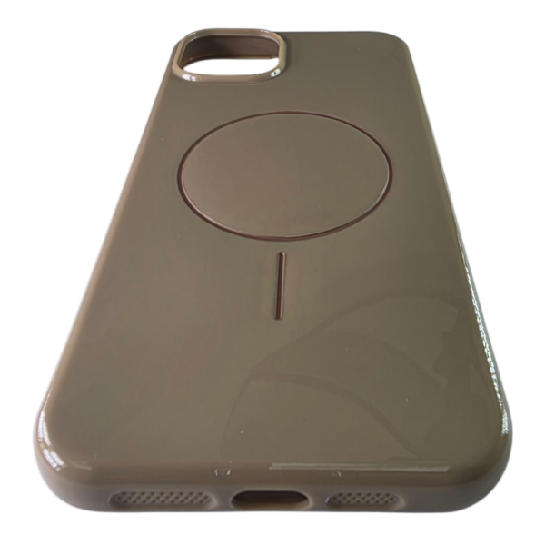 HARD PC MAGSAFE CASE ANTI DROP – FOR IPHONE 13 – Brown – Image 2