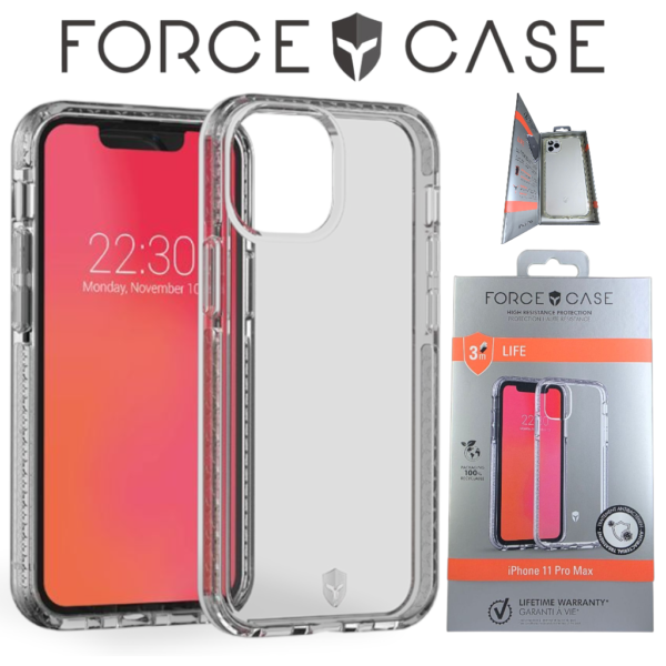 FORCE CASE - HIGH RESISTANCE PROTECTION - FOR IPHONE 11 PRO MAX