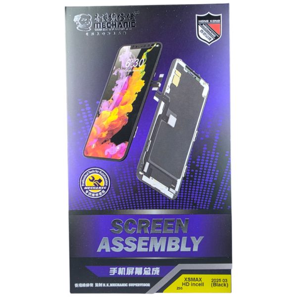 MECHANIC HD INCELL LCD Z05-2025-03- FOR IPHONE XS MAX - BLACK – Image 2