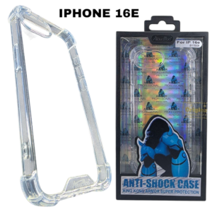 Coque antichoc King Kong Armor pour iPhone 16E-2025 - Transparente