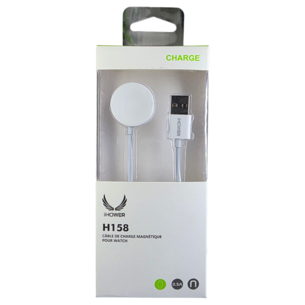 Câble de Charge Magnétique IHOWER H158 Pour Montre Connectée-Blanc – Image 3