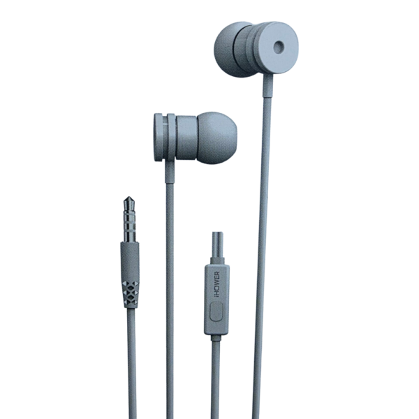 IHOWER E190 in-ear headphones JACK 3.5MM EXCELLENTE QUALITÉ SONORE-BLANC – Image 2