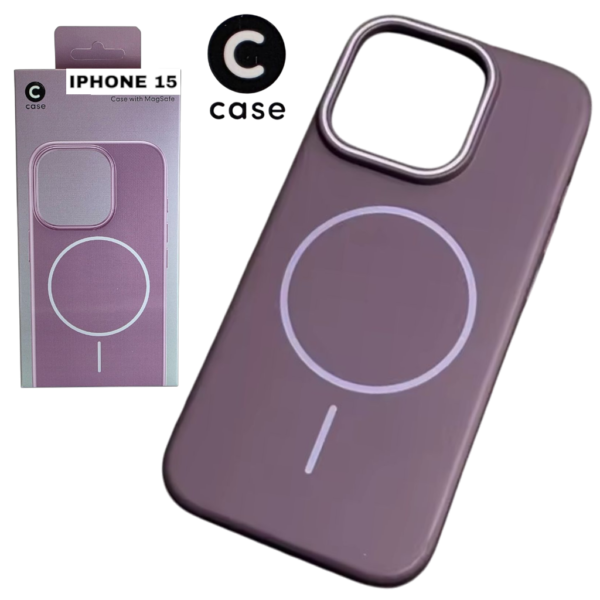 HARD PC MAGSAFE CASE ANTI DROP – FOR IPHONE 15 – Purple