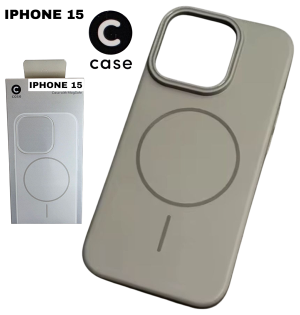HARD PC MAGSAFE CASE ANTI DROP – FOR IPHONE 15 – White