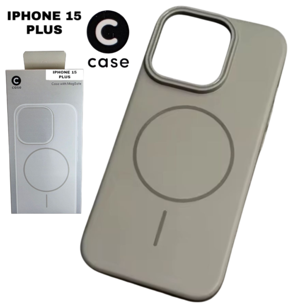HARD PC MAGSAFE CASE ANTI DROP – FOR IPHONE 15 PLUS – White