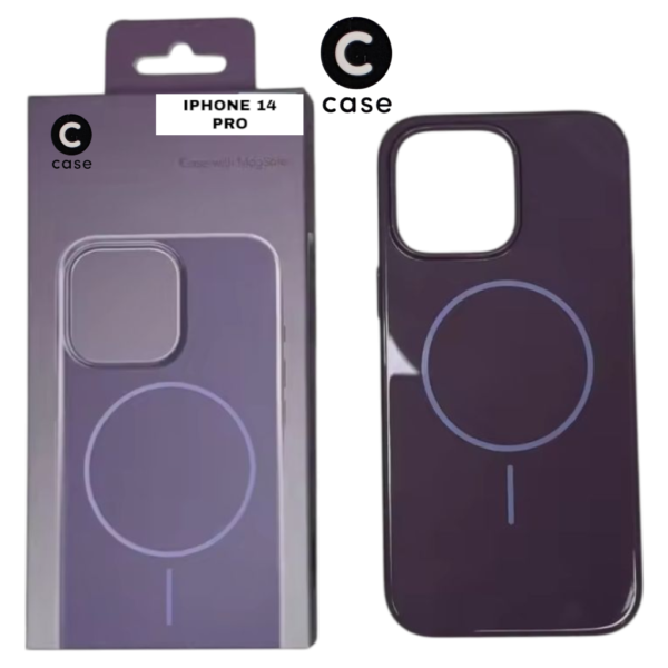 HARD PC MAGSAFE CASE ANTI DROP – FOR IPHONE 14 PRO – Purple