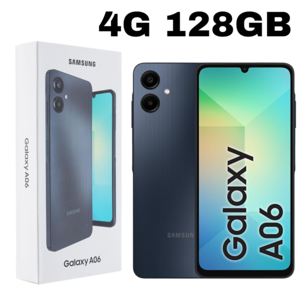 SAMSUNG GALAXY A06 4G 128 GB - VERSION INTERNATIONALE-NOIR