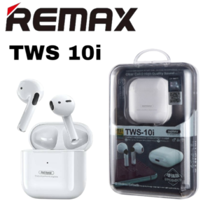 Ecouteurs Remax TWS-10I Version améliorée 200mAh Bluetooth 5.0 pour iOS et Android- Blanc