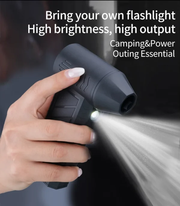 VIOLENT FAN S7 VENTILATEUR PORTABLE DOUBLE USAGE POUR CAMPING EXTÉRIEUR – Image 10