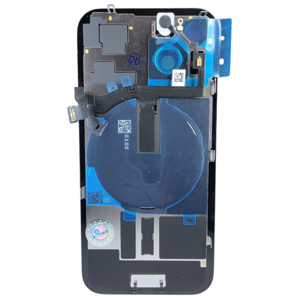 Pour iPhone 15 -Extra Glass avec NFC, cadre de caméra agrandi -Noir – Image 2