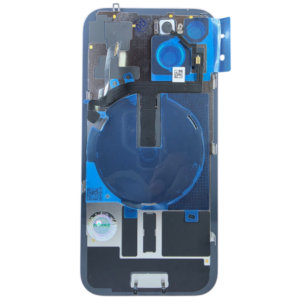 Pour iPhone 15 -Extra Glass avec NFC, cadre de caméra agrandi -ROSE – Image 2