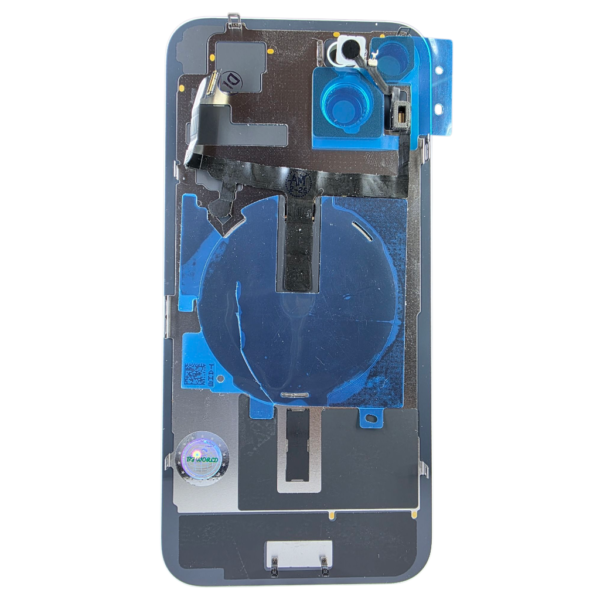 Pour iPhone 15 PLUS -Extra Glass avec NFC, cadre de caméra agrandi -VERT – Image 2