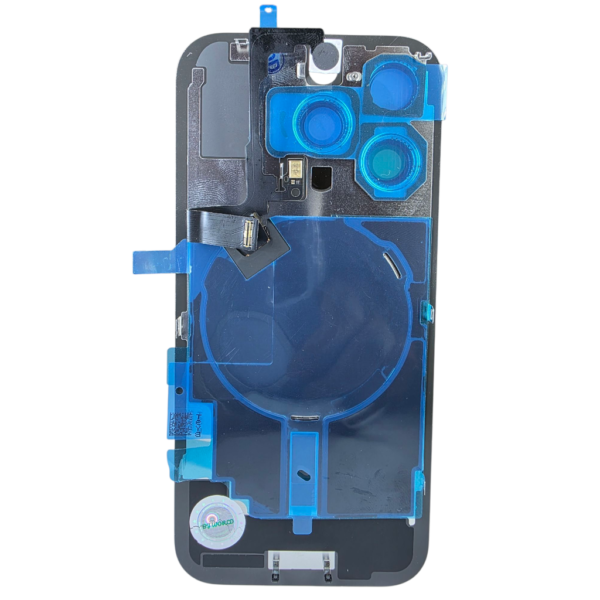 Pour iPhone 16 PRO -Extra Glass avec NFC, cadre de caméra agrandi -Titane noir – Image 2