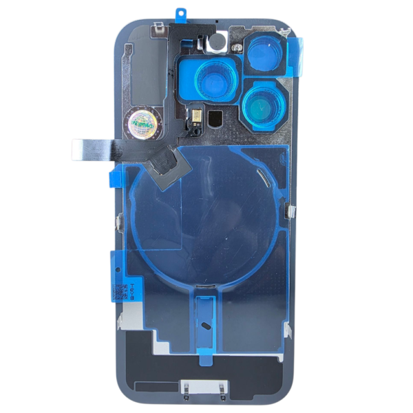 Pour iPhone 16 PRO -Extra Glass avec NFC, cadre de caméra agrandi -Titane naturel – Image 2
