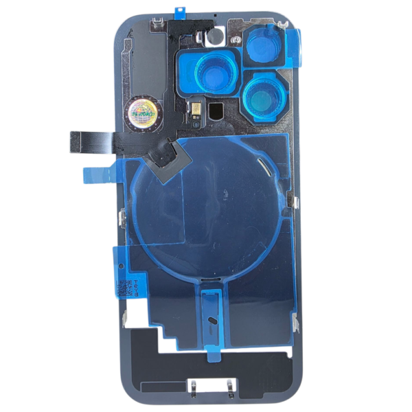 Pour iPhone 16 PRO -Extra Glass avec NFC, cadre de caméra agrandi -OR naturel – Image 2
