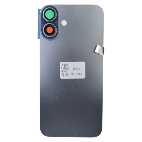Pour iPhone 16 PLUS -Extra Glass avec NFC, cadre de caméra agrandi -NOIR – Image 3
