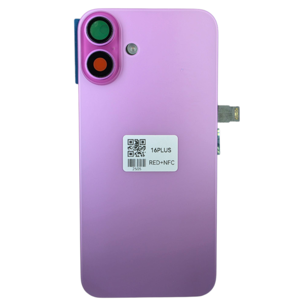 Pour iPhone 16 PLUS -Extra Glass avec NFC, cadre de caméra agrandi -LAVENDER – Image 3