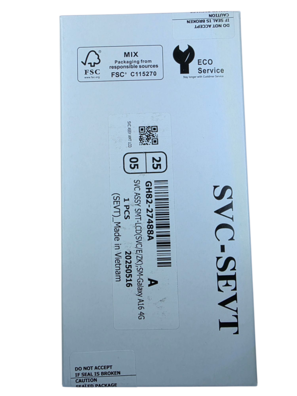 Écran Samsung Galaxy A16 4G - A165F - sans cadre OLED - NOIR – Image 4