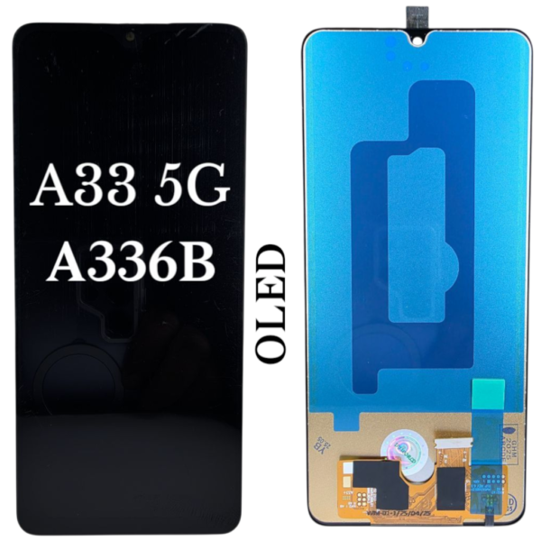 Écran Samsung Galaxy A33 5G – A336B – sans cadre OLED – NOIR