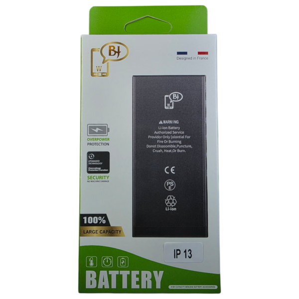BATTERIE POUR IPHONE 13 -A2655-marque BJ WORLD-3227 mAh 100% GRANDE CAPACITÉ – Image 6
