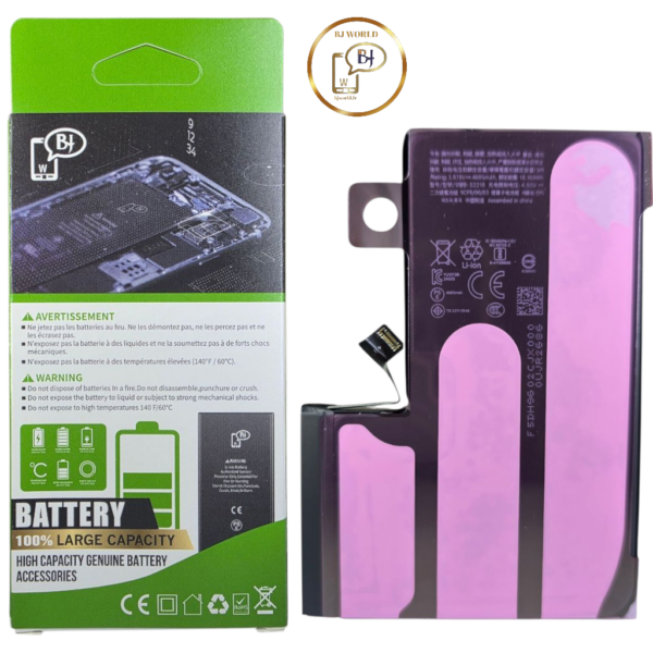 BATTERIE POUR IPHONE 16 PRO MAX -S2218-marque BJ WORLD-4685 mAh 100% GRANDE CAPACITÉ – Image 2