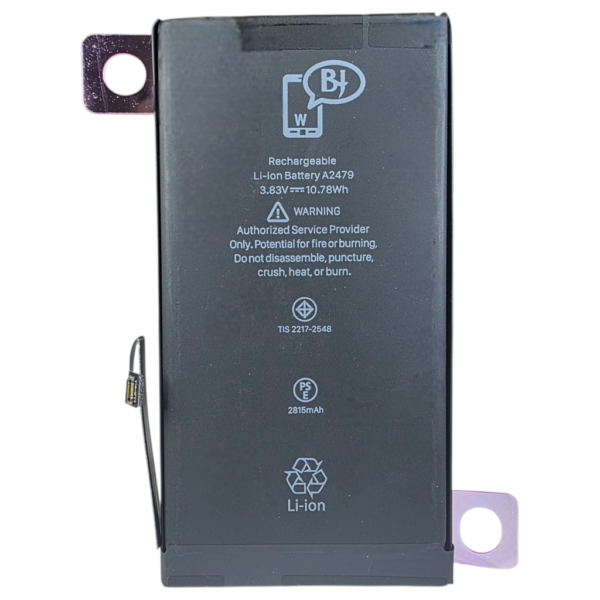 BATTERIE POUR IPHONE 12/12PRO -A2479-marque BJ WORLD-2815 mAh 100% GRANDE CAPACITÉ – Image 3
