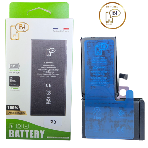 BATTERIE POUR IPHONE X -A17015-marque BJ WORLD-2716mAh 100% GRANDE CAPACITÉ