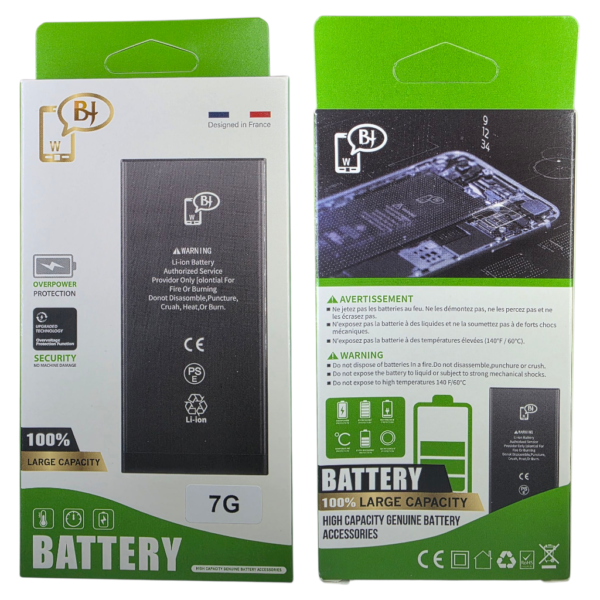 BATTERIE POUR IPHONE 7G -R35393-marque BJ WORLD-1960mAh 100% GRANDE CAPACITÉ – Image 4