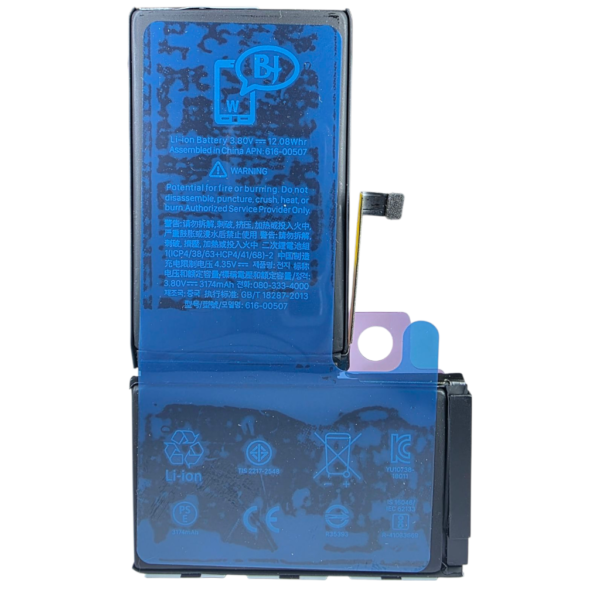 BATTERIE POUR IPHONE XS MAX -R35393-marque BJ WORLD-3174mAh 100% GRANDE CAPACITÉ – Image 3