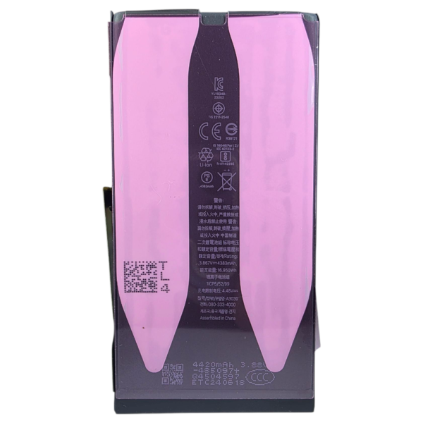 BATTERIE POUR IPHONE 15 PLUS -A3039-marque BJ WORLD-4383mAh 100% GRANDE CAPACITÉ – Image 2