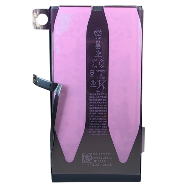 BATTERIE POUR IPHONE 14 PLUS -A2850-marque BJ WORLD-4325mAh 100% GRANDE CAPACITÉ – Image 2