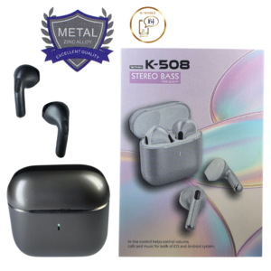 TRUE WIRELESS HEZDSET K508 STEREO BASS iOS AND ANDROID SYSTEM METAL