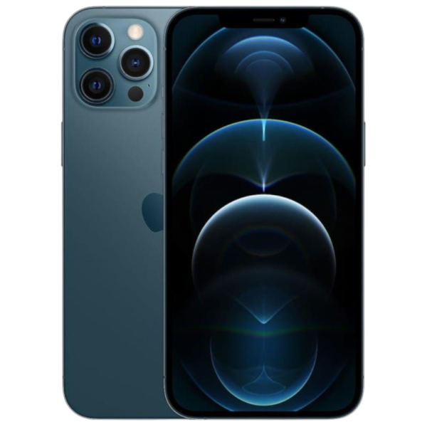 iPhone 12 PRO MAX reconditionné (128 Go, AAA+) Batterie Capacité 100 % – BLEU – Image 3