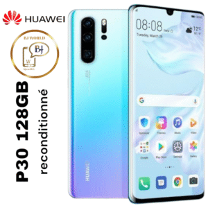 HUAWEI P30 reconditionné (128 Go, AAA+) Batterie Capacité 3650mAh –BLEU