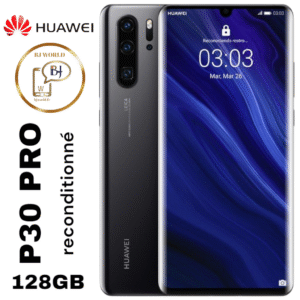HUAWEI P30 PRO reconditionné (128 Go, AAA+) Batterie Capacité 4200mAh –NOIR