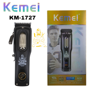Kemei KM-1727 Lame professionnelle double USB pour couper et raser les poils. Batterie 2 000 mAh.