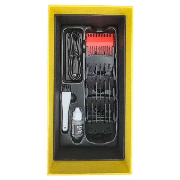 Kemei KM-1727 Lame professionnelle double USB pour couper et raser les poils. Batterie 2 000 mAh. – Image 5