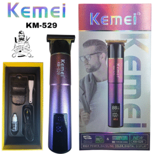 Kemei KM-529 Lame professionnelle double USE pour couper et raser les poils. Batterie 1200 mAh.