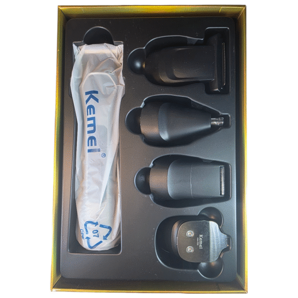 Kemei KM-1791-14 EN 1 Lame professionnelle double USE pour couper et raser les poils. Batterie 1200 mAh. – Image 4