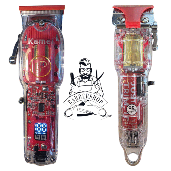 Kemei KM-1761-14 EN 1 Lame professionnelle double USE pour couper et raser les poils. Batterie 1800 mAh. – Image 2