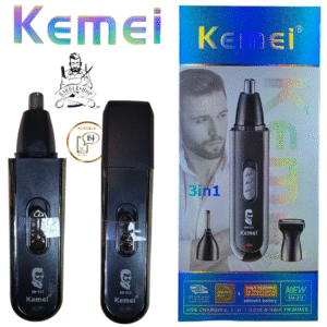 Kemei KM-313- 3IN1 Lame professionnelle double USB pour couper et raser les poils. Batterie 600mAh