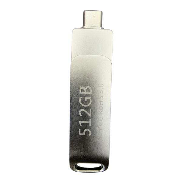 Clé USB USB-C 512 Go, haute vitesse, stabilité et fluidité – Image 2