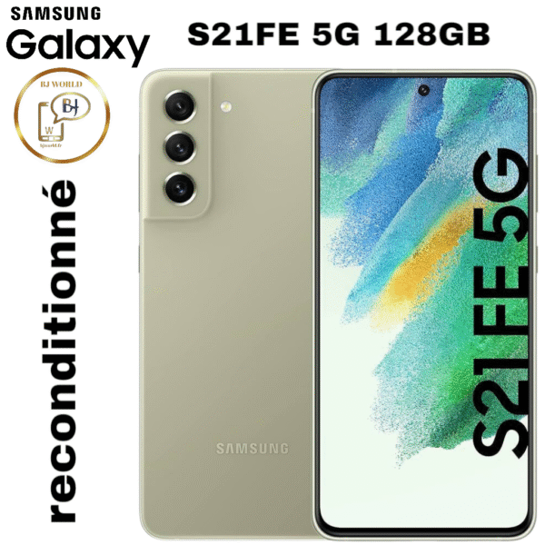 SAMSUNG GALAXY S21FE - reconditionné (128 Go, AAA+) Batterie Capacité 4500mAh –VERT