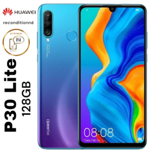 HUAWEI P30 LITE reconditionné (128 Go, AAA+) Batterie Capacité 3340mAh –BLUE